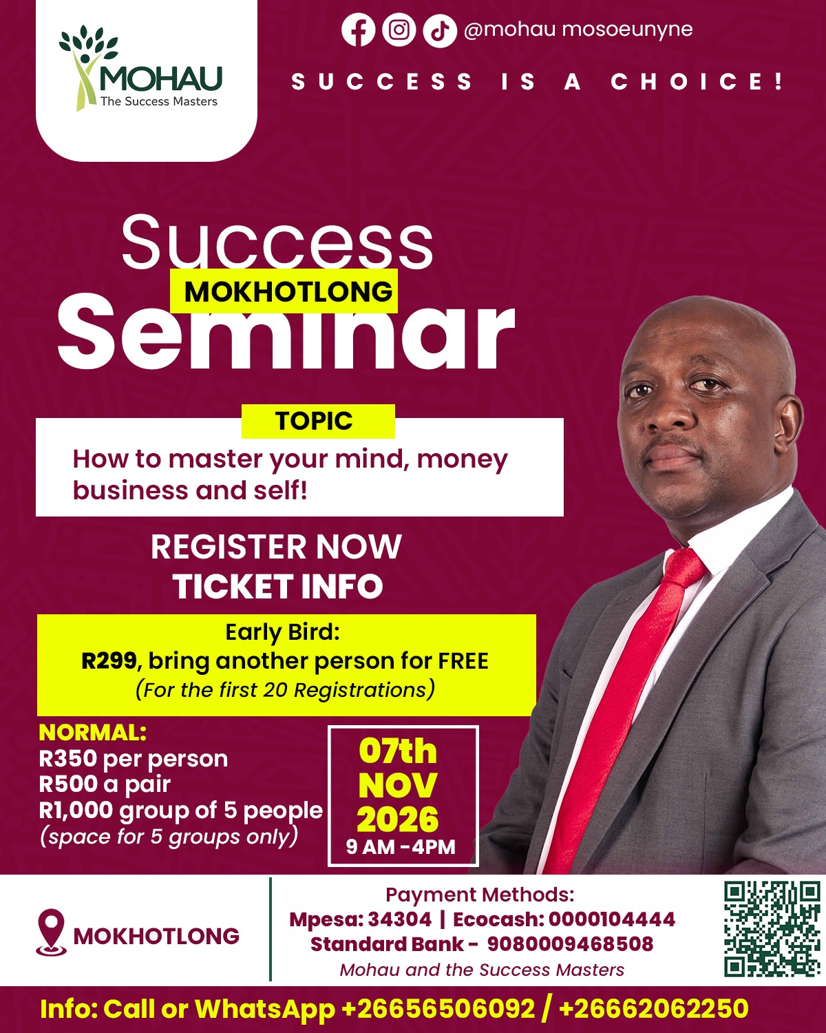 Mokhotlong Seminar Tour